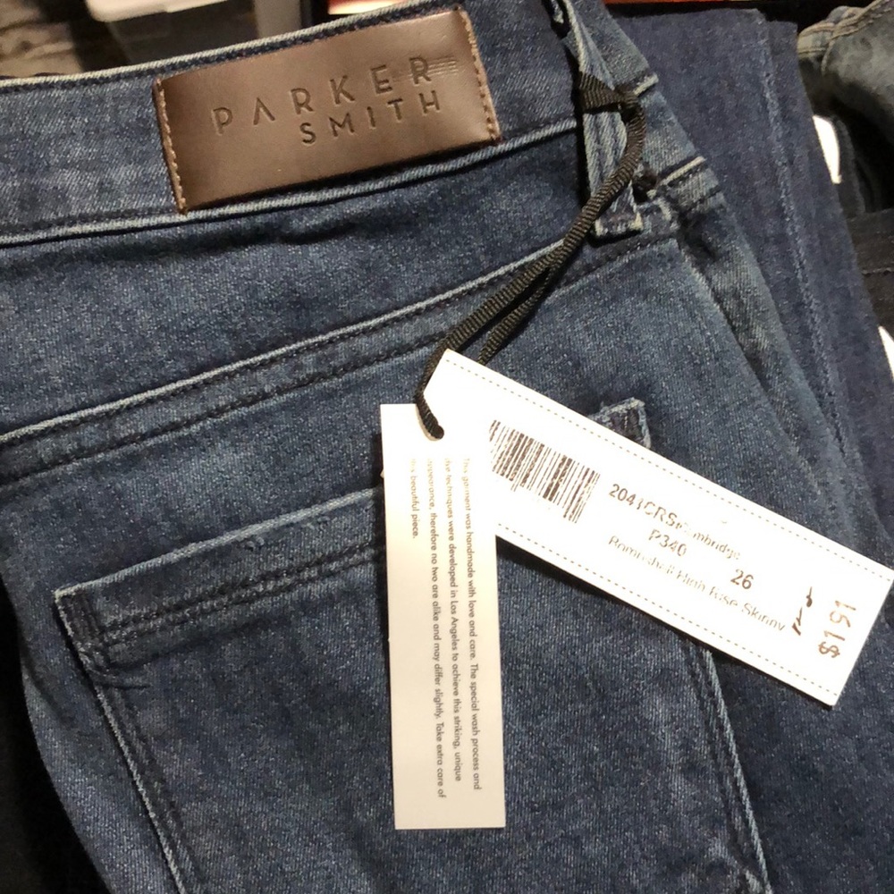 Parker Smith jeans bombshell high rise skinny  26 29 31 LAST FINAL PRICE SALE